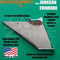 Johnson Evinrude Skeg Guard, Replacement Skeg SKEGGARD suits 40-140hp Omc Outboards