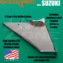 SUZUKI Skeg Guard, Replacement Skeg SKEGGARD suits DF 40-75hp Suzuki Outboards